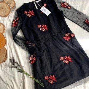 ZARA Trafaluc Floral Dress